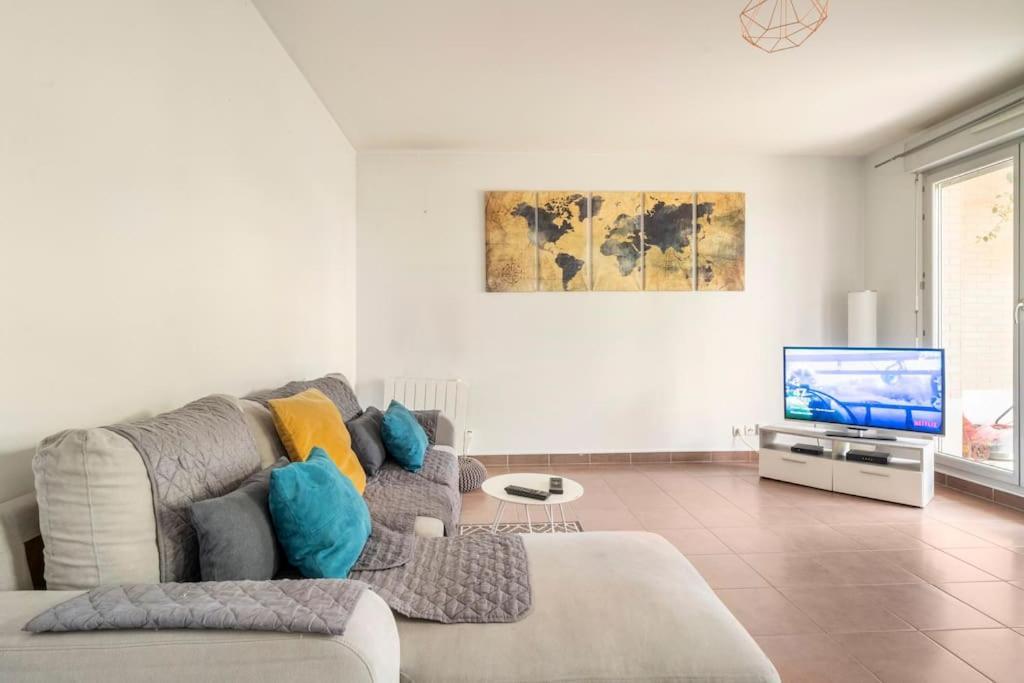Appartement Avec Jardin Et Terrasse Pres De Paris 망트라졸리 외부 사진